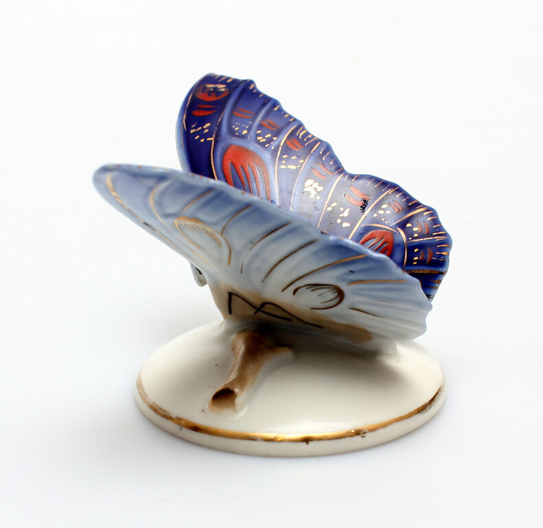 Painted porcelain butterfly