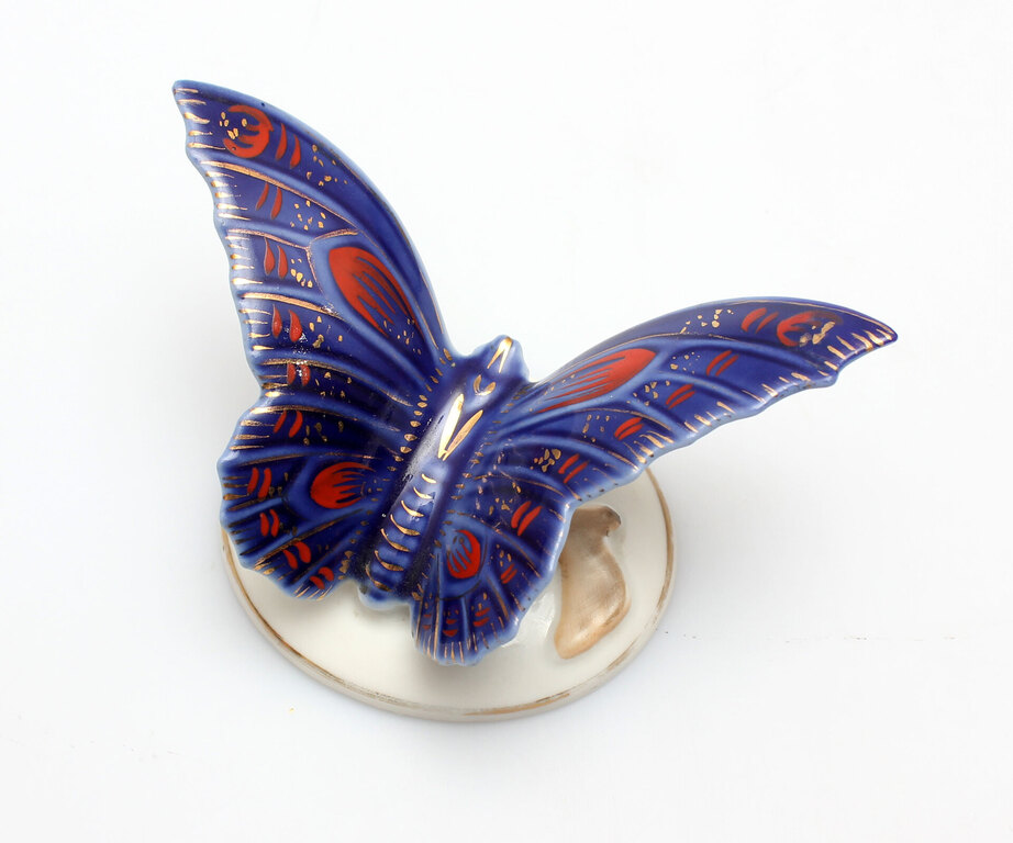 Painted porcelain butterfly