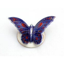 Painted porcelain butterfly