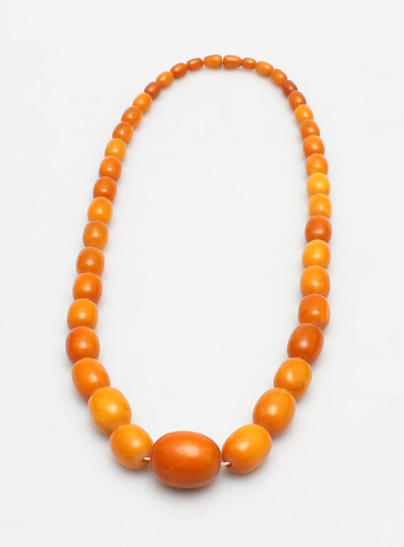 100% Natural Baltic amber beads 63 years old