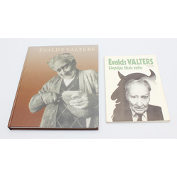 2 books about Ēvalds Valters