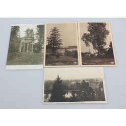 4 postcards Alūksne