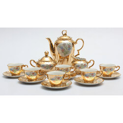 Gilded coffee service