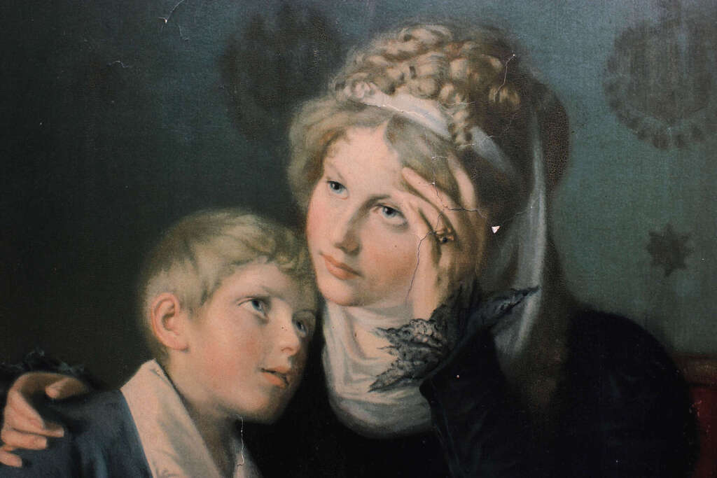 Queen Louise with her son Wilhelm