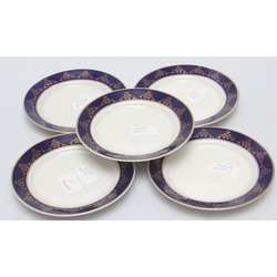 Porcelain plate set (5 pcs)