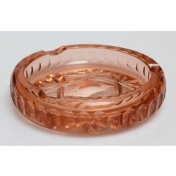 Iļguciems glass ashtray with the Star of David