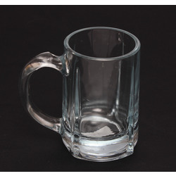 Glass beer mug 