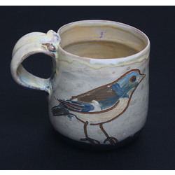 Ceramic mug with painting