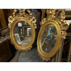 Pair of Italian designer mirrors 