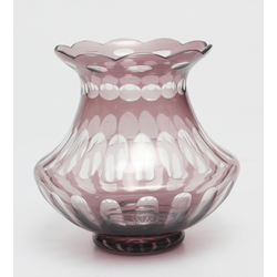 Colored glass vase, rare