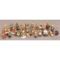 Ceramic Christmas tree decorations 25 pcs. Goebel