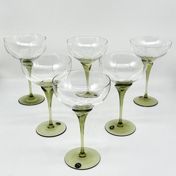 Rosenthal papyrus, champagne glasses, open tulip. 