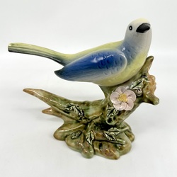 Biedermeier, Blue Bird of Happiness porcelain. Fine work 1970-1989.