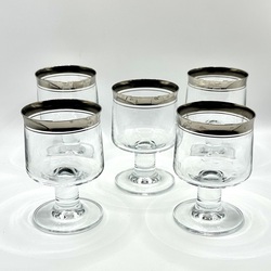 Thomas by Rosenthal. Crystal glasses for Porto \ liqueur. 