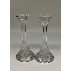 Riedel candlesticks. Crystal in excellent condition.