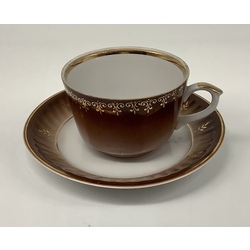 Large Tea Mug with Saucer Riga