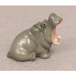 Porcelain figurine Hippo