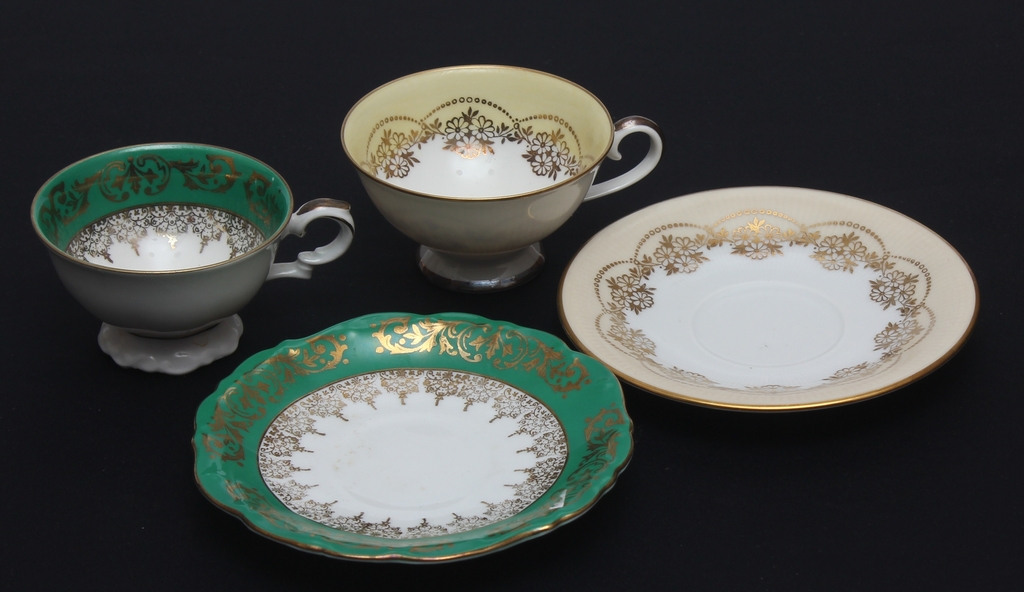 Porcelain cup with saucer (2 pcs)