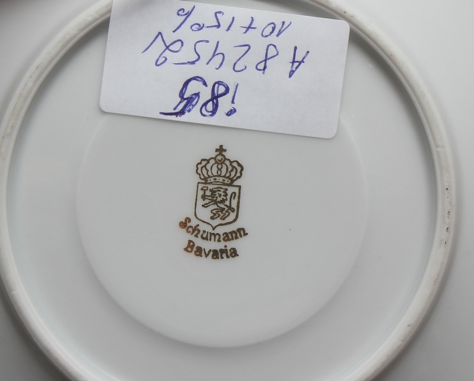 Porcelāna tasīte ar apakštasīti (2gab)