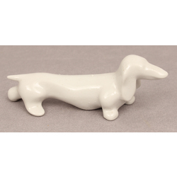 Porcelain figure Dachshund dog