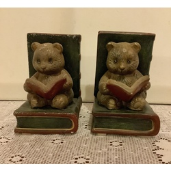 Book holders. Reading bears. Bookends. Old England. Beginning of the last century.