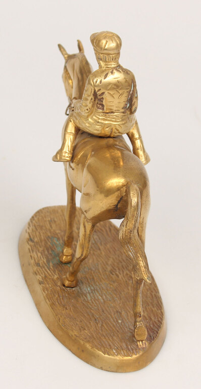 Bronze figurinee horseman