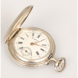 Silver pocket watch 