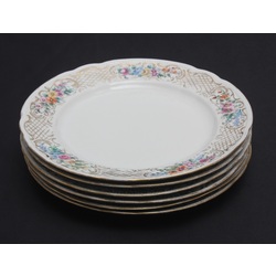 Porcelain plate set (6 pcs)