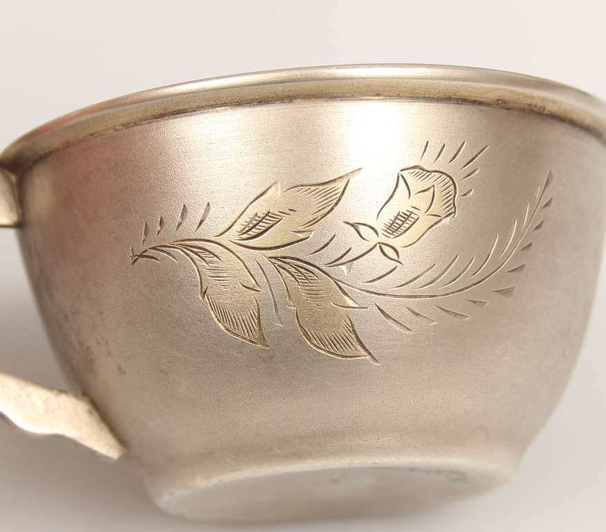 Silver cup with gilding