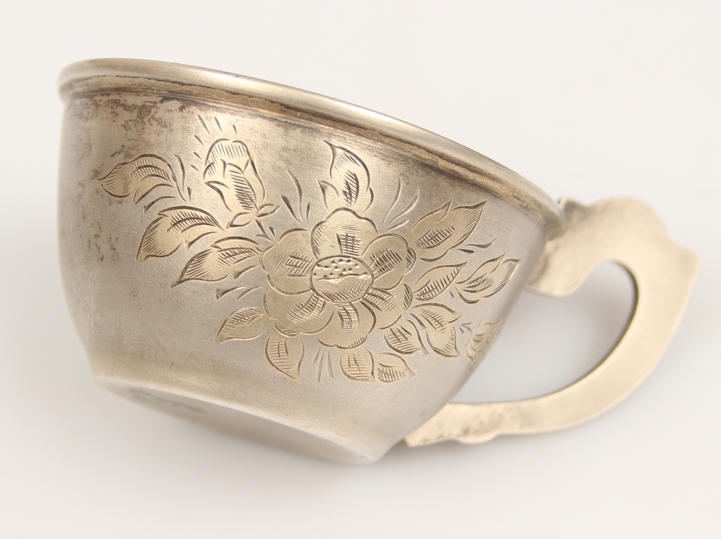 Silver cup with gilding