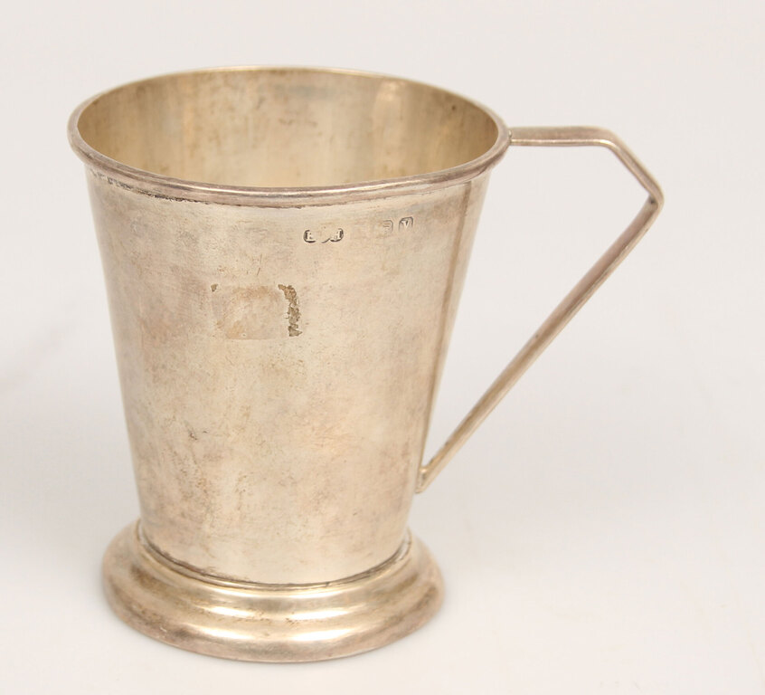 A silver cup