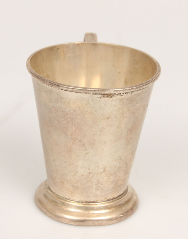 A silver cup