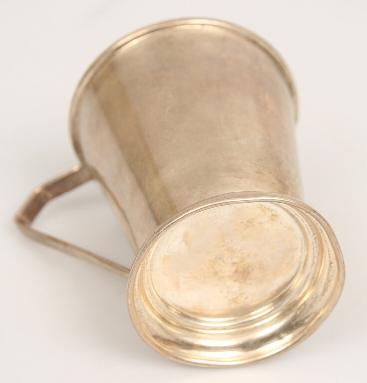 A silver cup