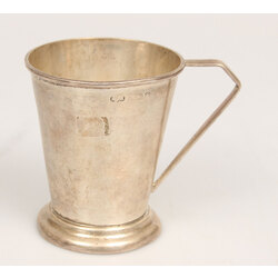 A silver cup