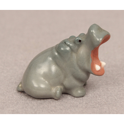 Porcelain figure Hippo