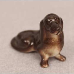 Porcelain figurine Dachshund