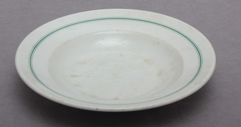 Naval officer porcelain plate