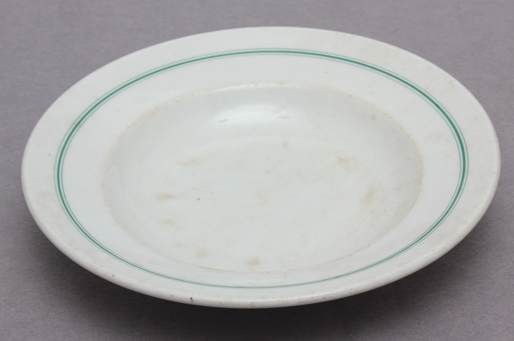 Naval officer porcelain plate