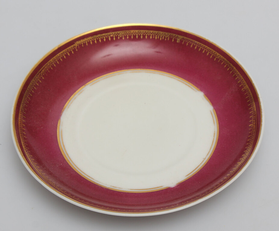 Porcelain cup and saucer