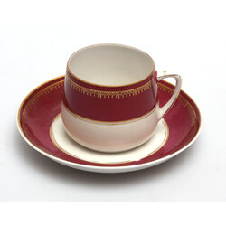 Porcelain cup and saucer