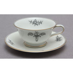  Porcelain cup with saucer