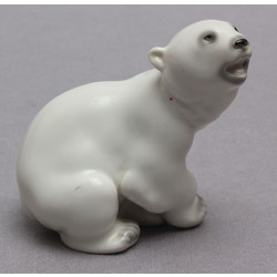 Porcelain figurine White Bear