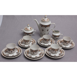 Riga porcelain service for 6 persons 