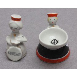 Riga porcelain figurines 2 pcs. 