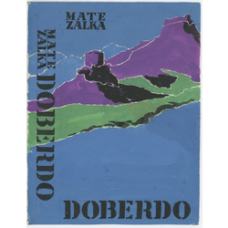 Добердо. Матэ Залка. Роспись обложки книги. Ожар Аболс. 1960 год