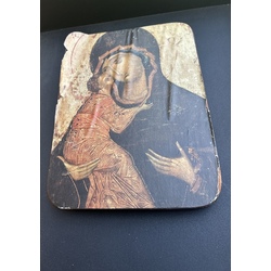 Painting of Vladimir's icon of the Mother of God on a wooden plate