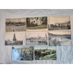 8 postcards, Russian Empire