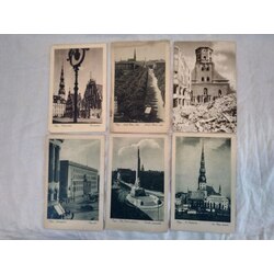 12 cards, Riga 1930s