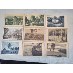 26 postcards, Latvia, 1930s