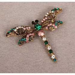 Art Nouveau brooch Dragonfly